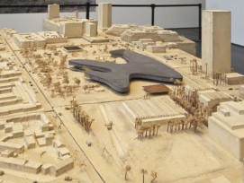 Modellfoto des überarbeiteten Zumthor-Entwurfs für den LACMA-Neubau (Bild: zvg)