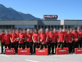 Lehrlinge bei Hilti (Bild: zvg)