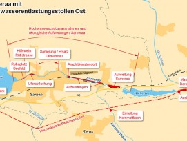 Der Entlastungsstollen verläuft zwischen dem Sarner- und dem Wichelsee. (pd)