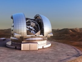 Ein "Auge" für die Welt: So sieht das European Extremely Large Telescope aus. (PD)