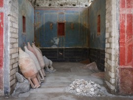 Blauer Raum in Pompeji
