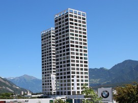 Hochhäuser Chur West im Juni 2015