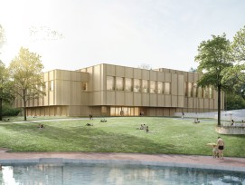 Visualisierung Neubau Hallenbad Eishalle Weyerli Bern