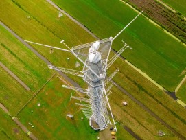 Mast der Messstation in Cabauw NL