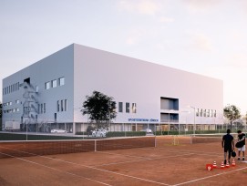 Visualisierung Sportzentrum Zürich in Dübendorf