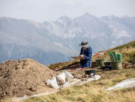 Ausgrabung römisches Militärlager Oberhalbstein