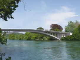 Neue Trimbacherbrücke bei Olten und Trimbach Solothurn