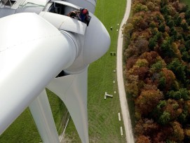 Windpark Grandsonnaz- Tubine