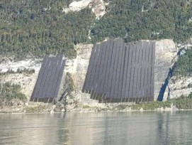 Solaranlage Walensee Felsenstrom EKZ