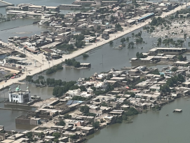 Flut in Sindh (Pakistan)