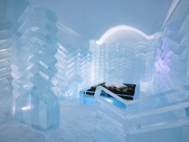 Icehotel 35 in Jukkasjärvi Schweden Zig Zag