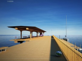 Pier Romanshorn Bodensee Projektstudie