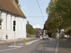 Visualisierung Sanierung Umgestaltung Baslerstrasse Solothurn