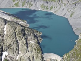 Der alte Emosson-Stausee, Schweizer Luftwaffe