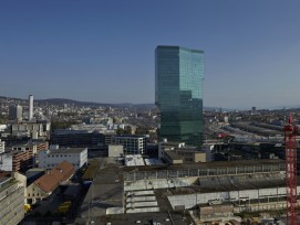 Der Prime-Tower im Herzen von Zürich. (zvg)