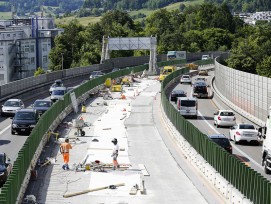 Bauarbeiten auf der Tössbrücke (zvg)