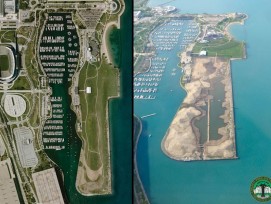 Northerly Island 2009 und 2014 (zvg)