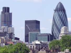 Hochhaus „Gherkin“, London (wikimedia.org, Arpingstone, CC)