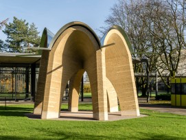 Der fertige Pavillon. (Gian Salis / ETH Zürich)