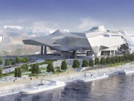 Das musée de confluences, Visualisierung (Coop Himmelb(l)au)