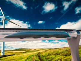 Der Hyperloop düst vorerst lediglich über eine Strecke von zirka acht Kilometern. (zvg)