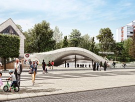 Als hätte sich der Park angehoben: die Metrostation des Ateliers King Kong. (zvg) 1/3