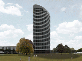 So soll der Jabee Tower aussehen (Visualisierung zvg)