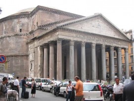 Das Pantheon in Rom hat mit seiner Kuppel aus«Opus caementitium», einem Gemisch aus Steinen, Sand und gebranntem Kalkstein, bereits zwei Jahrtausende überdauert. (Bild: Ian Monroe-CC BY-SA 3.0) 