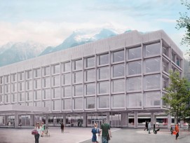 Im Zug des Ausbaus des Bahnhofs zum Kantonsbahnhof will die Urner Kantonalbank (UKB) für rund 35 Millionen Franken ein neues Dienstleistungsgebäude bauen und ihren Hauptsitz dorthin verlegen. (Quelle: zvg)