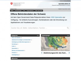 Bei der Nutzung von Open-Government-Angeboten hat die Schweiz die Nase vorn: 70 Prozent der in einer neuen Studie befragte Schweier gaben an, Portale wie «opendata.admin.ch» schon genutzt zu haben.