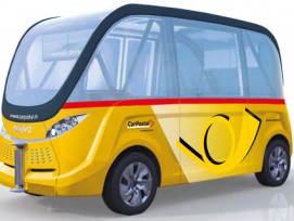 Ein Stück näher an der Mobilität der Zukunft: Die Post testet in Sitten selbstfahrende Kleinbusse.