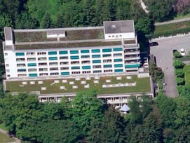 Luftaufnahme, Asylzentrum, Luzern, Hirschpark, Altersheim, Alterszentrum