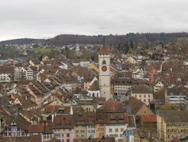 Ansicht der Stadt Schaffhausen
