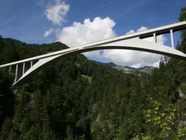 Salginatobelbrücke zwischen Schiers und Schuders, Prättigau GR