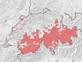 Schweizer Gemeinden mit Zweitwohnungsanteil über 20 Prozent