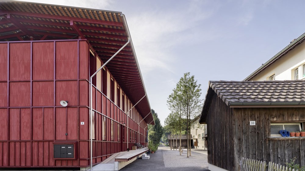 Prix Lignum 2024 Holzbauten Silber Pappelhöfe Langenthal