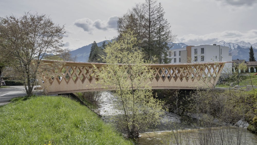 Prix Lignum 2024 Holzbauten Bronze Brücke Bulle FR